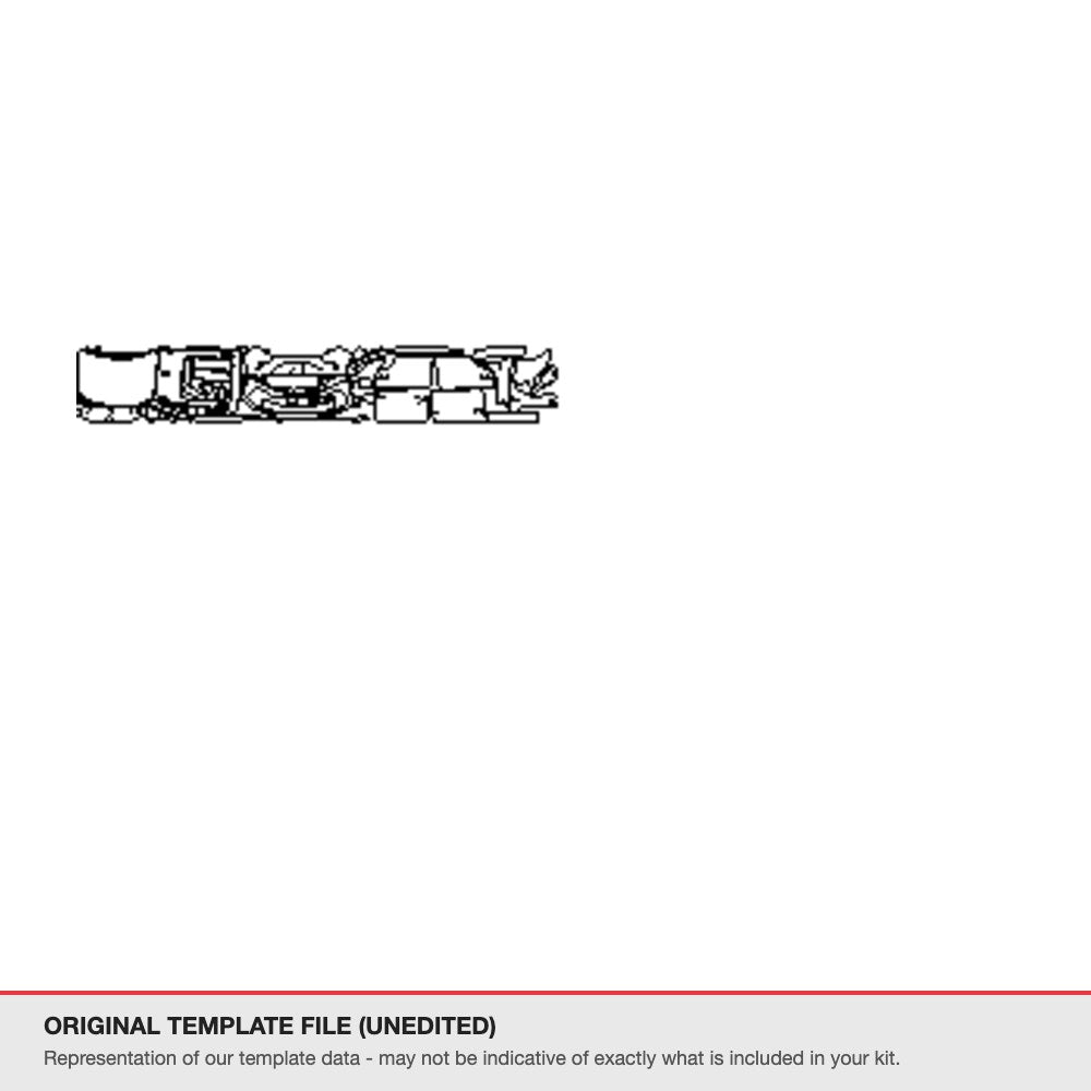 Volkswagen T-ROC 2023+ original template file (template 1)