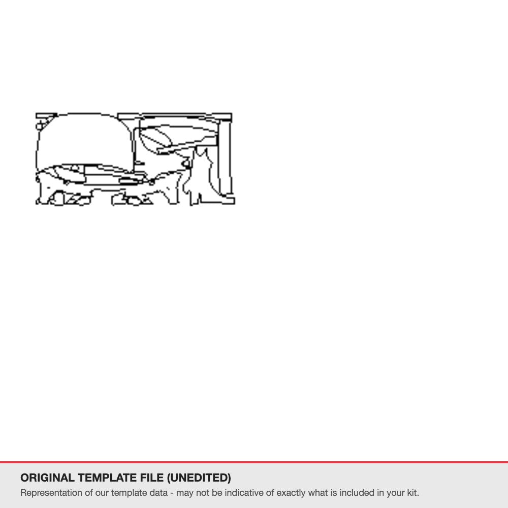 Volkswagen Caddy 2021-2023 original template file