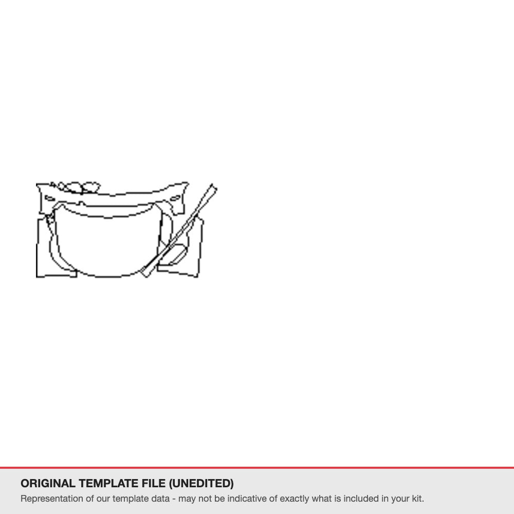 Volkswagen Eos 2015+ original template file