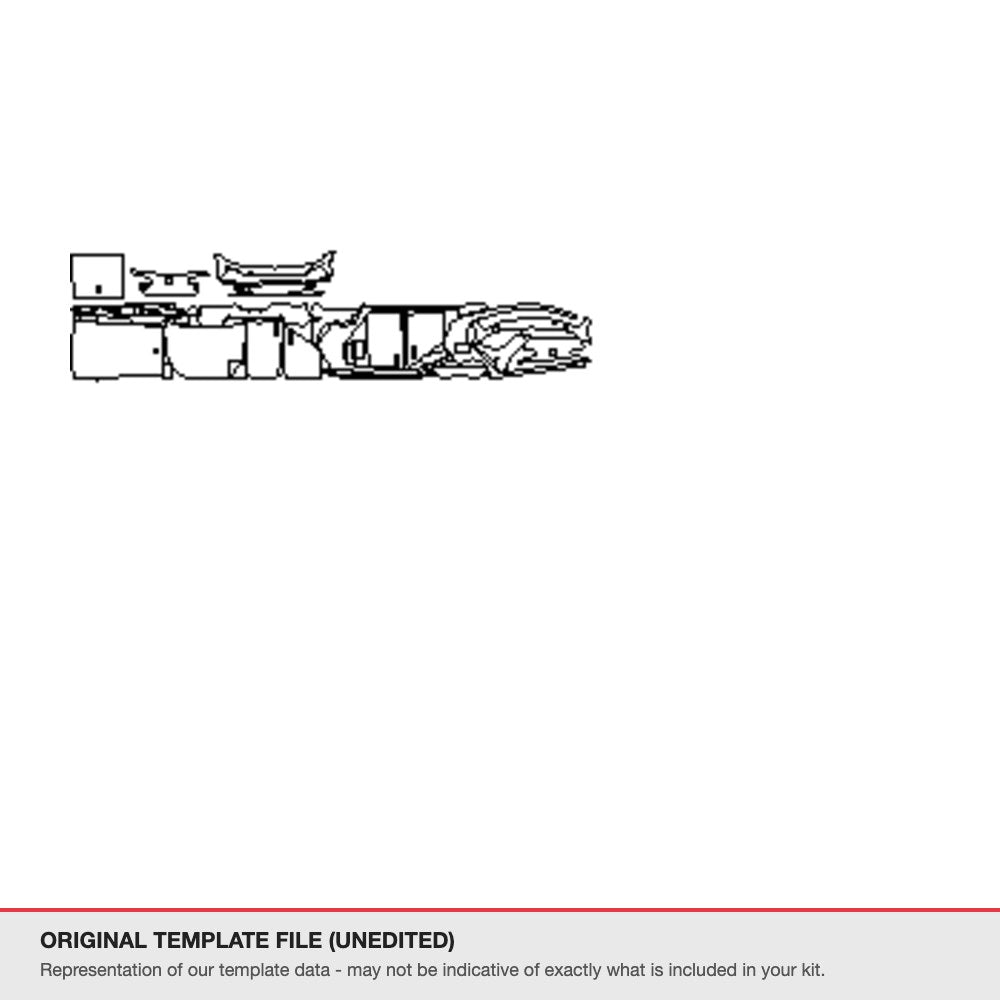 Volkswagen Golf GTI 2018 original template file