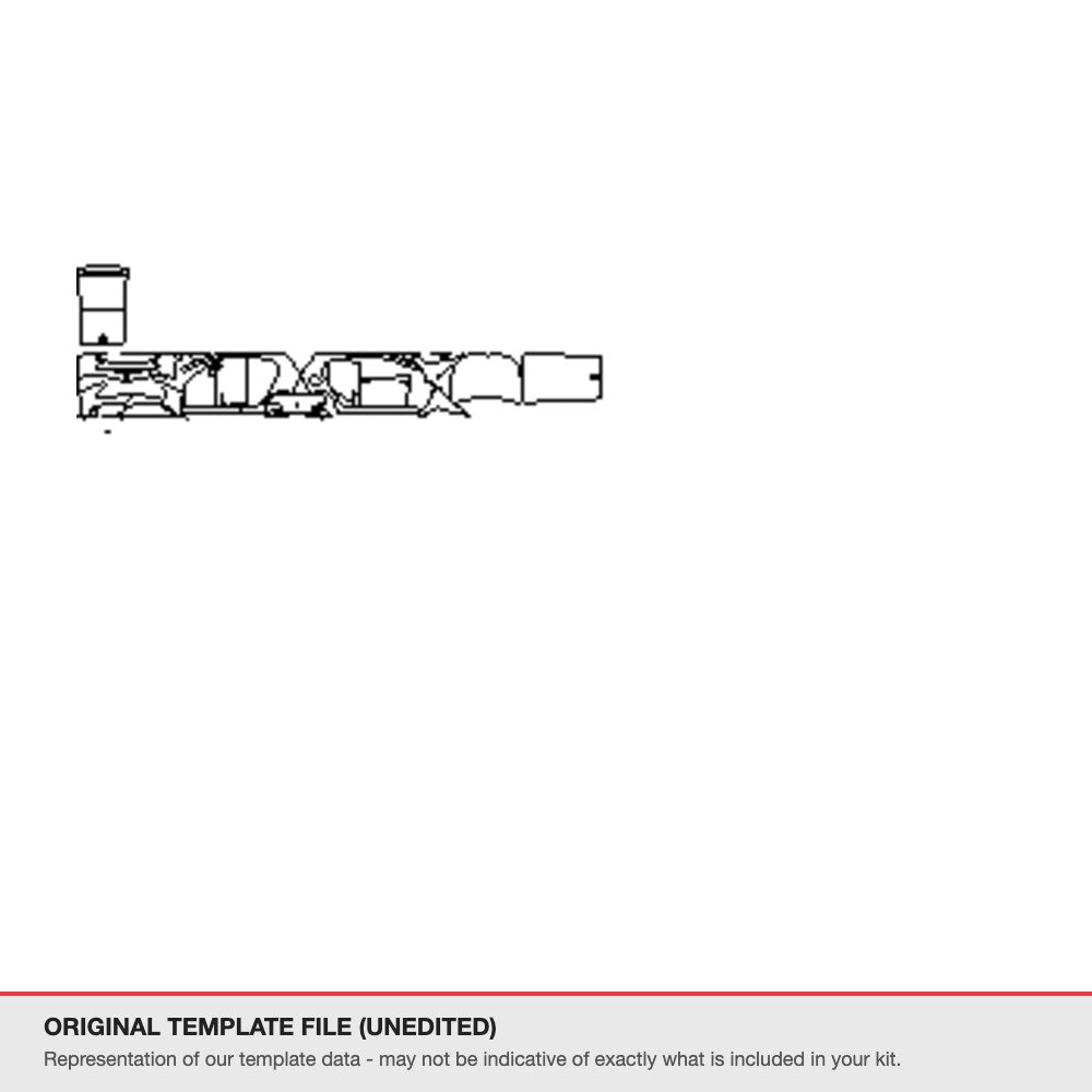 Volkswagen Golf 2025+ original template file
