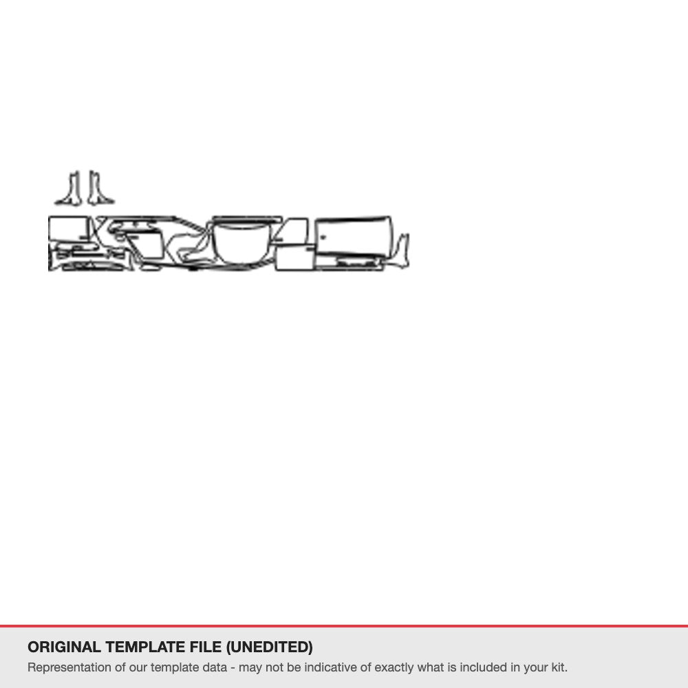 Volkswagen Golf Touring 2015-2019 original template file (template 1)