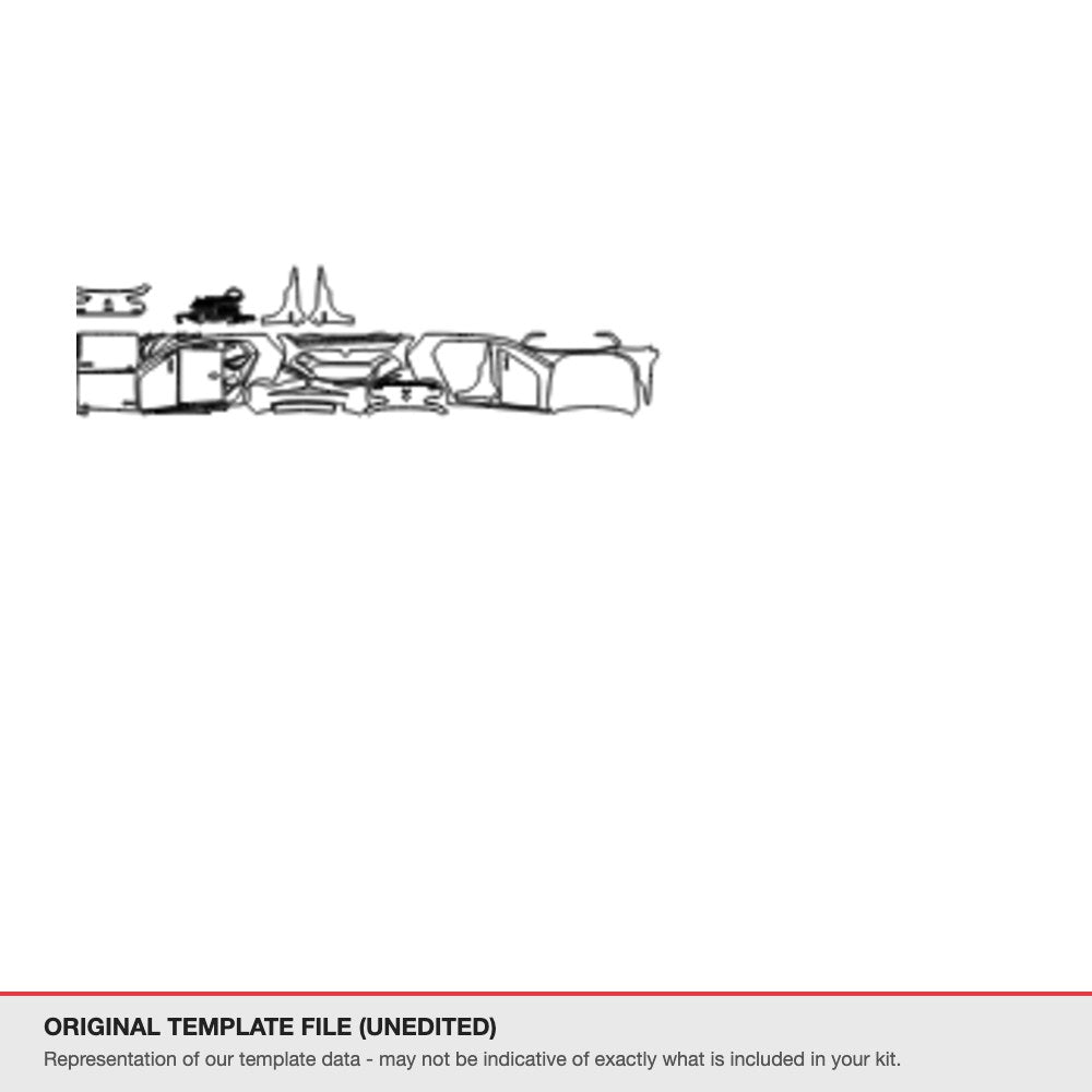 Volkswagen Golf Sports 2021-2024 original template file