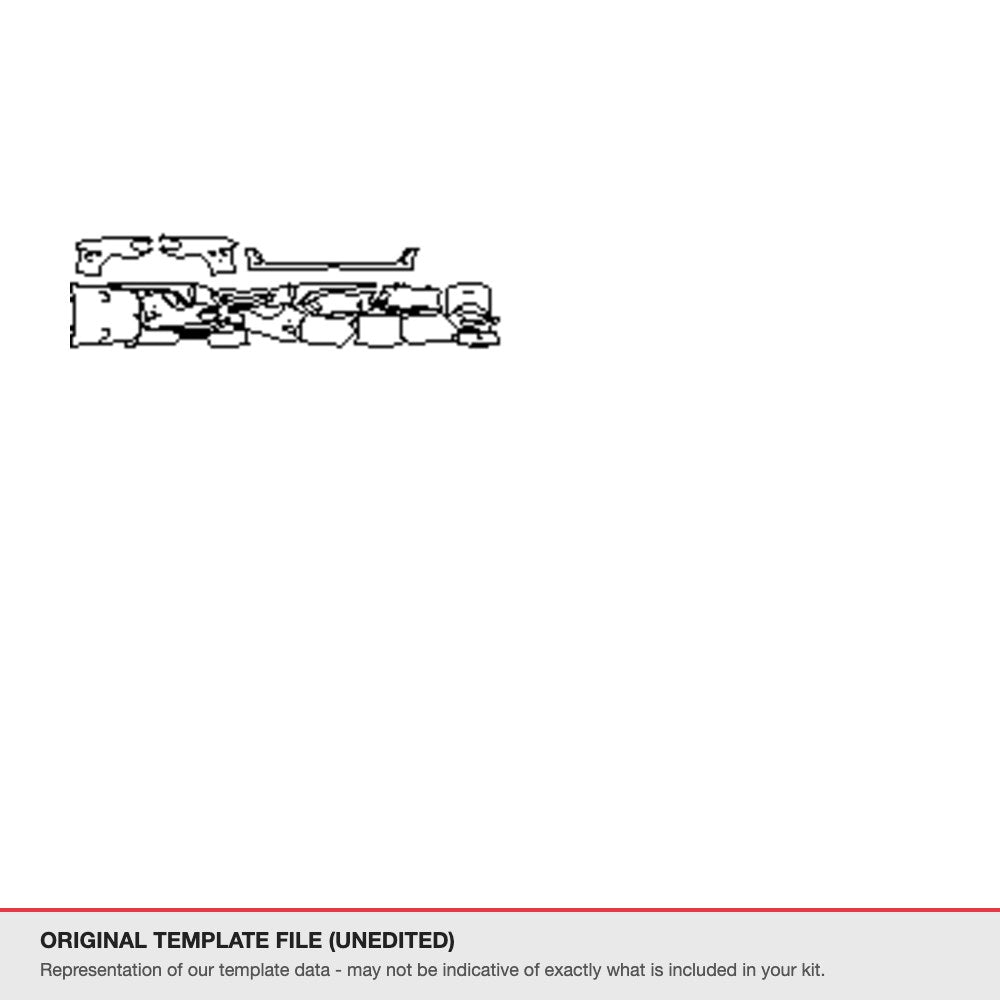 Ferrari 599 GTB Fiorano 2010+ original template file