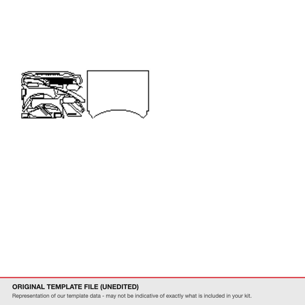 Ford Bronco 4-Door 2022+ original template file (template 2)