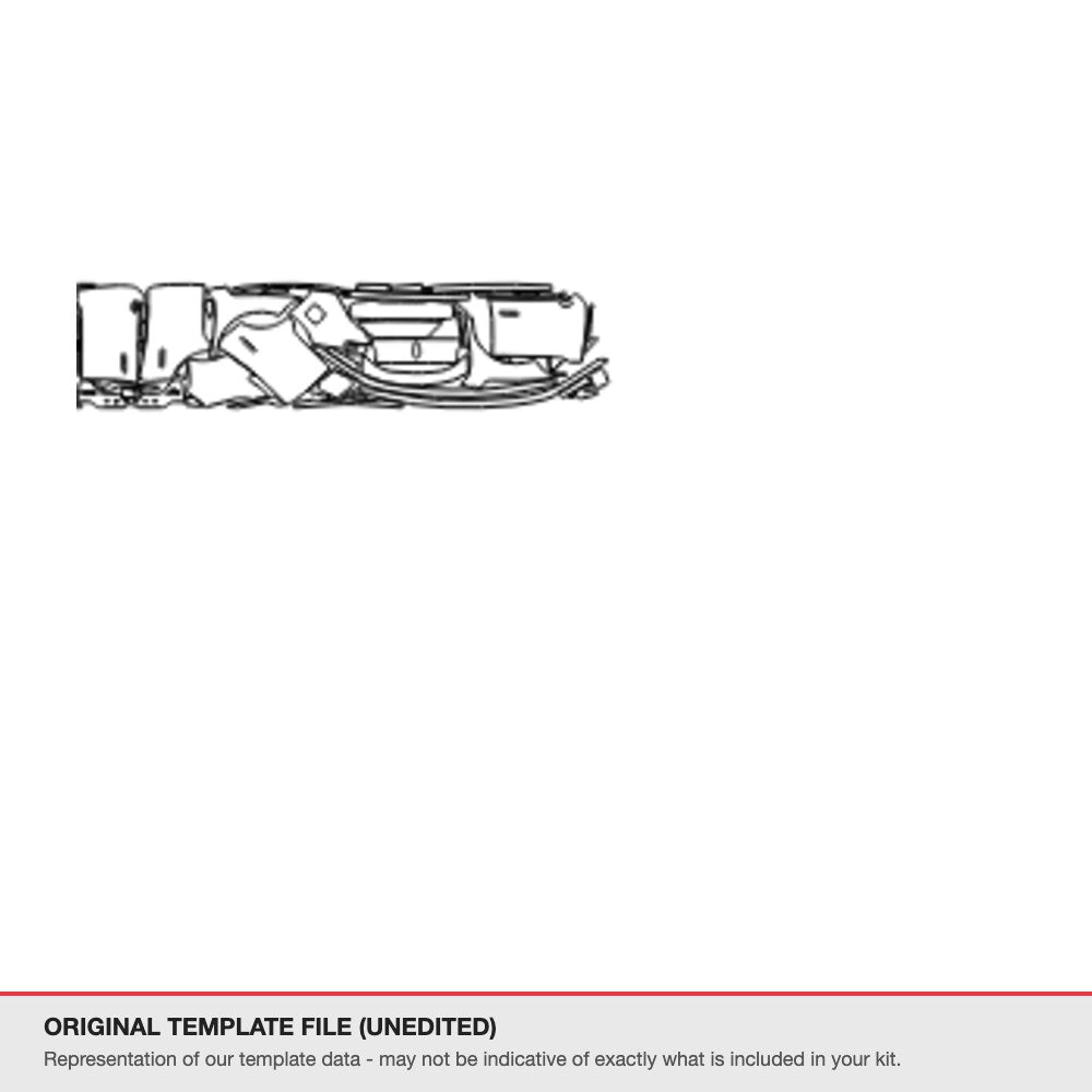 Ford Mondeo EcoBoost E 2025+ original template file (template 2)