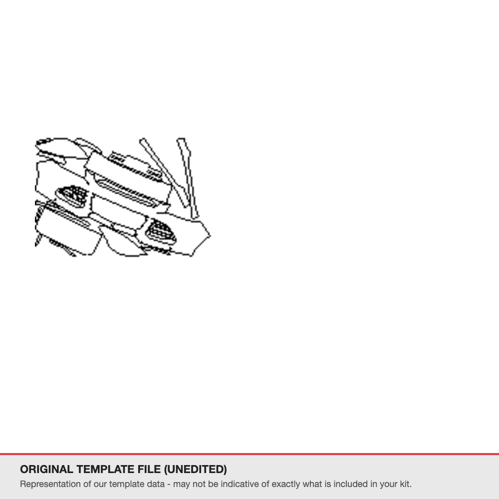 Ford Escape 2016-2018 original template file