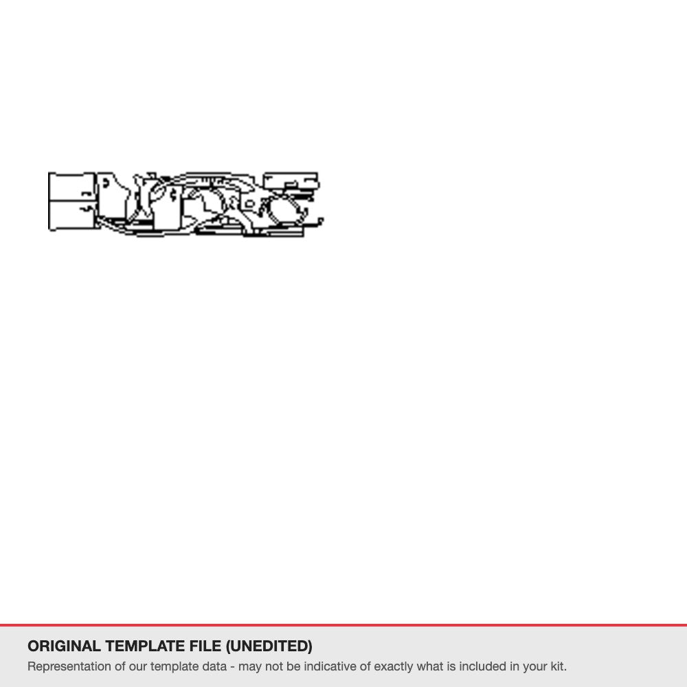 Ford Escape 2020+ original template file (template 2)