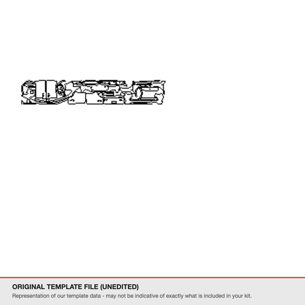 Ford Escape 2020+ original template file (template 1)