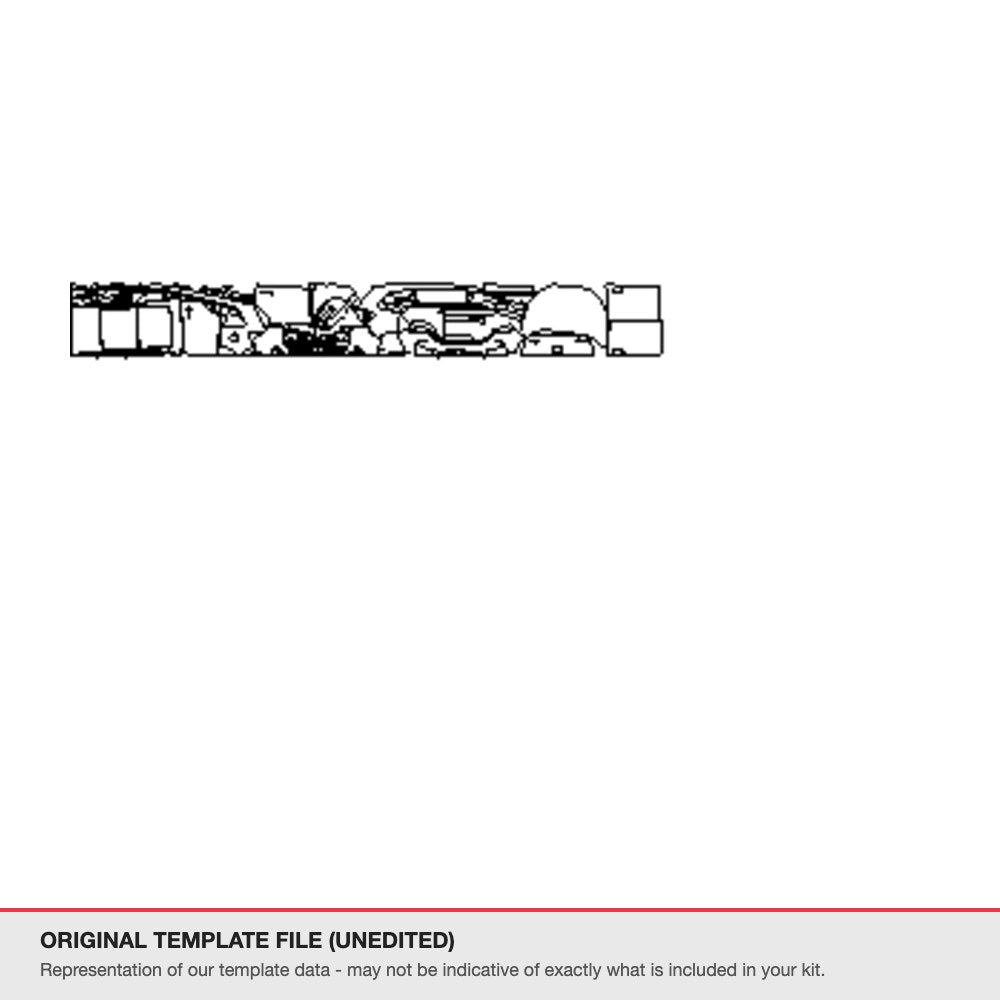 Ford Edge 2022+ original template file