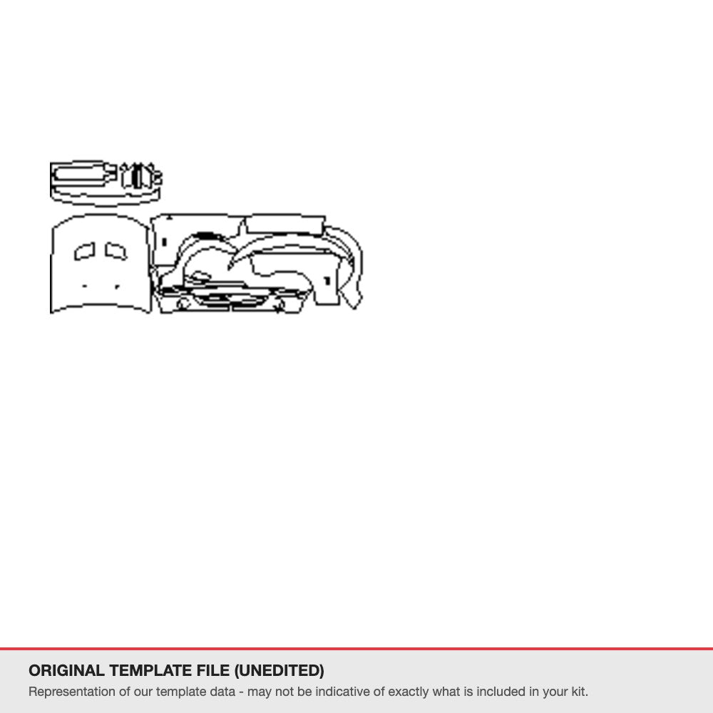 Ford Mustang Fastback 2008-2009 original template file