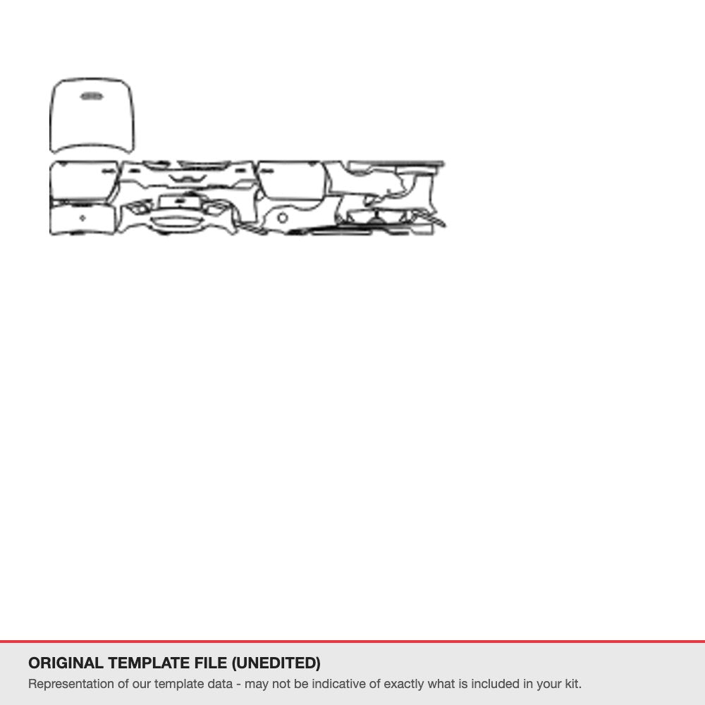 Ford Mustang Convertible 2015-2017 original template file (template 2)