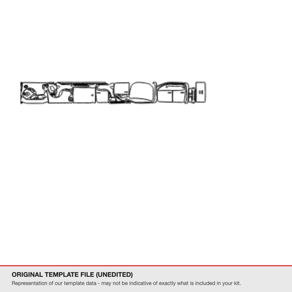 Ford Ranger Wildtrak 2020-2022 original template file