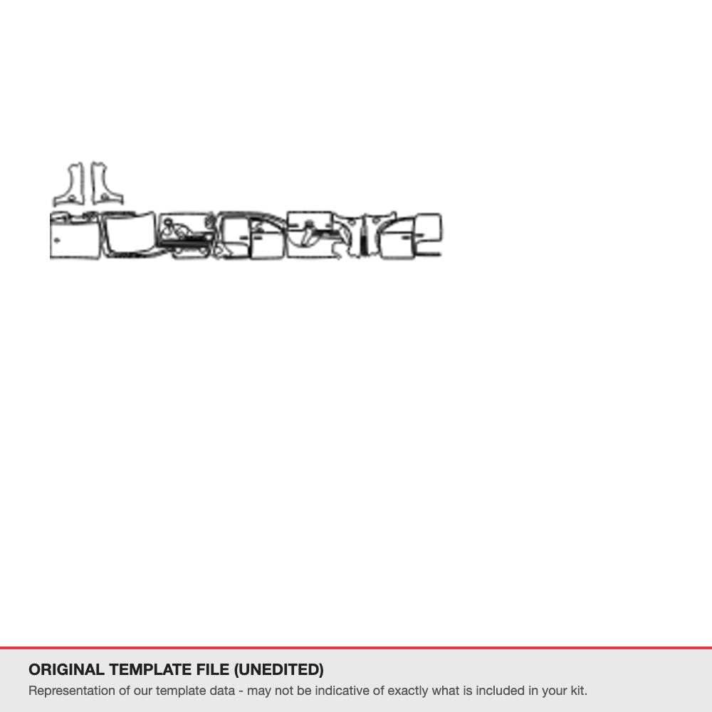 Ford Ranger Wildtrak 2023+ original template file