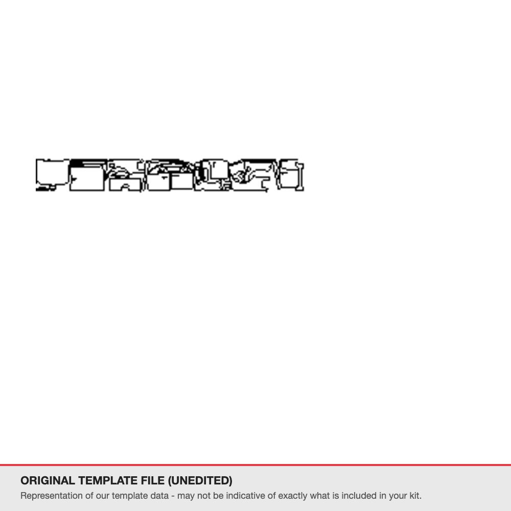 Ford Ranger XL 2024+ original template file