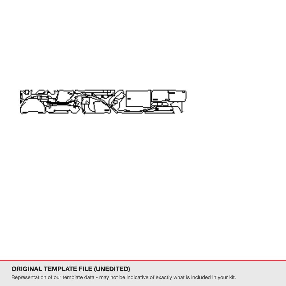 Ford Fiesta ST 2021+ original template file