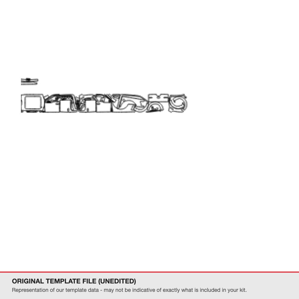 Ford F-150 2016-2018 original template file (template 2)