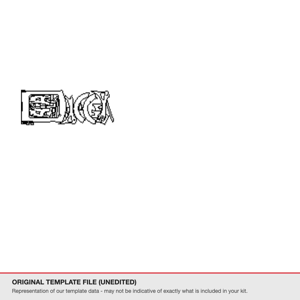 Ford F-150 2016-2018 original template file (template 1)