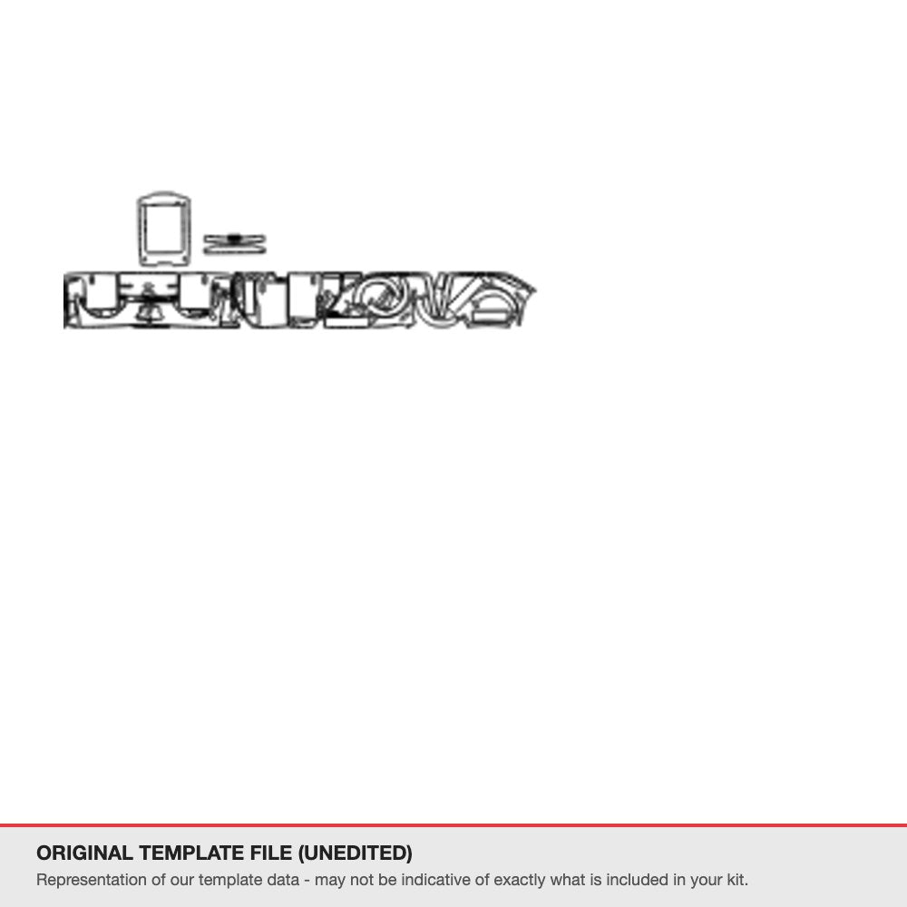 Ford F-150 2019-2021 original template file (template 3)