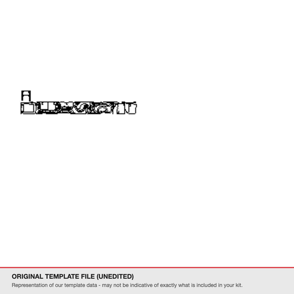 Ford F-150 Shelby 2021+ original template file (template 3)