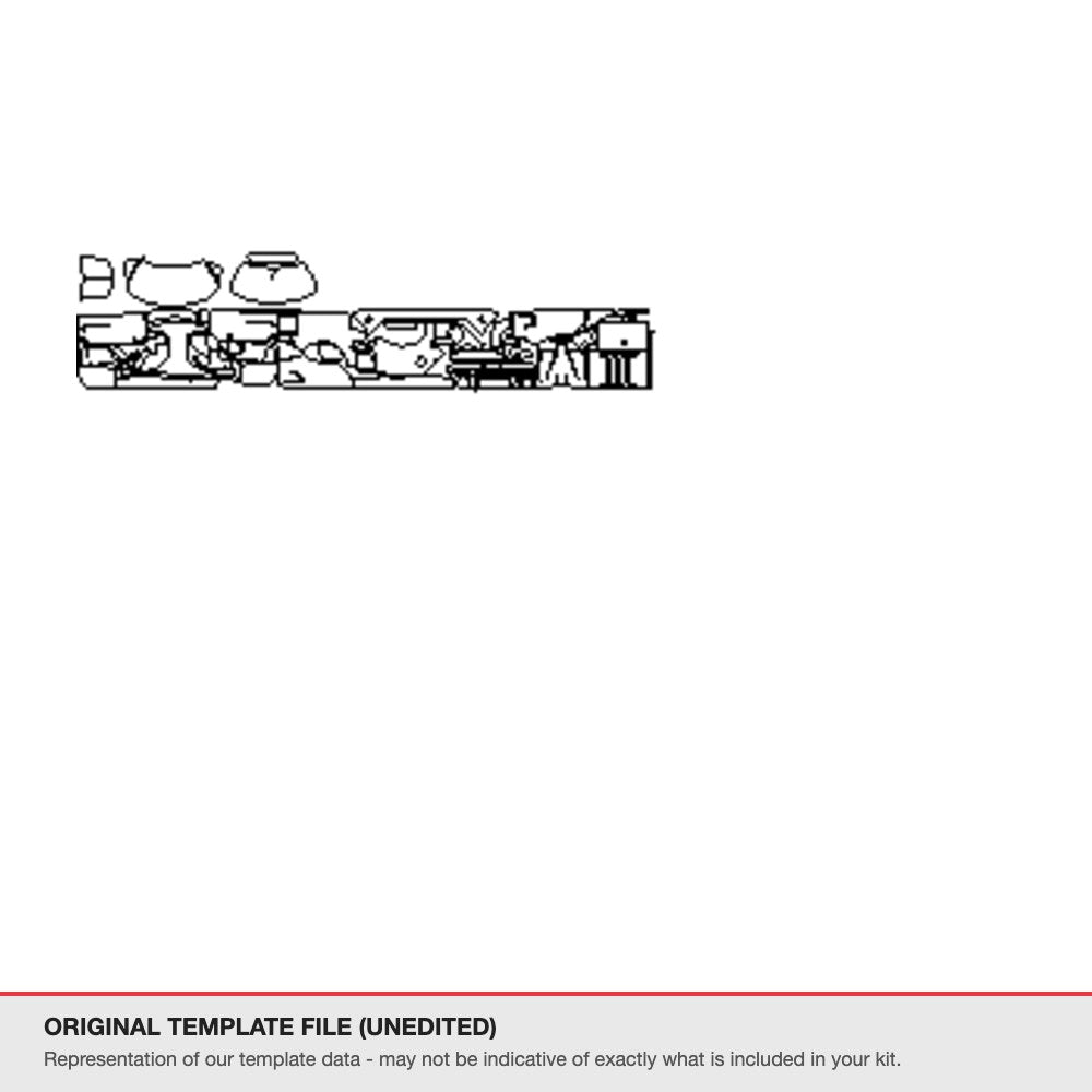 Ford GT 2005-2018 original template file