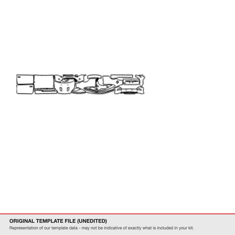 Ford Focus 2-Door 2009+ original template file