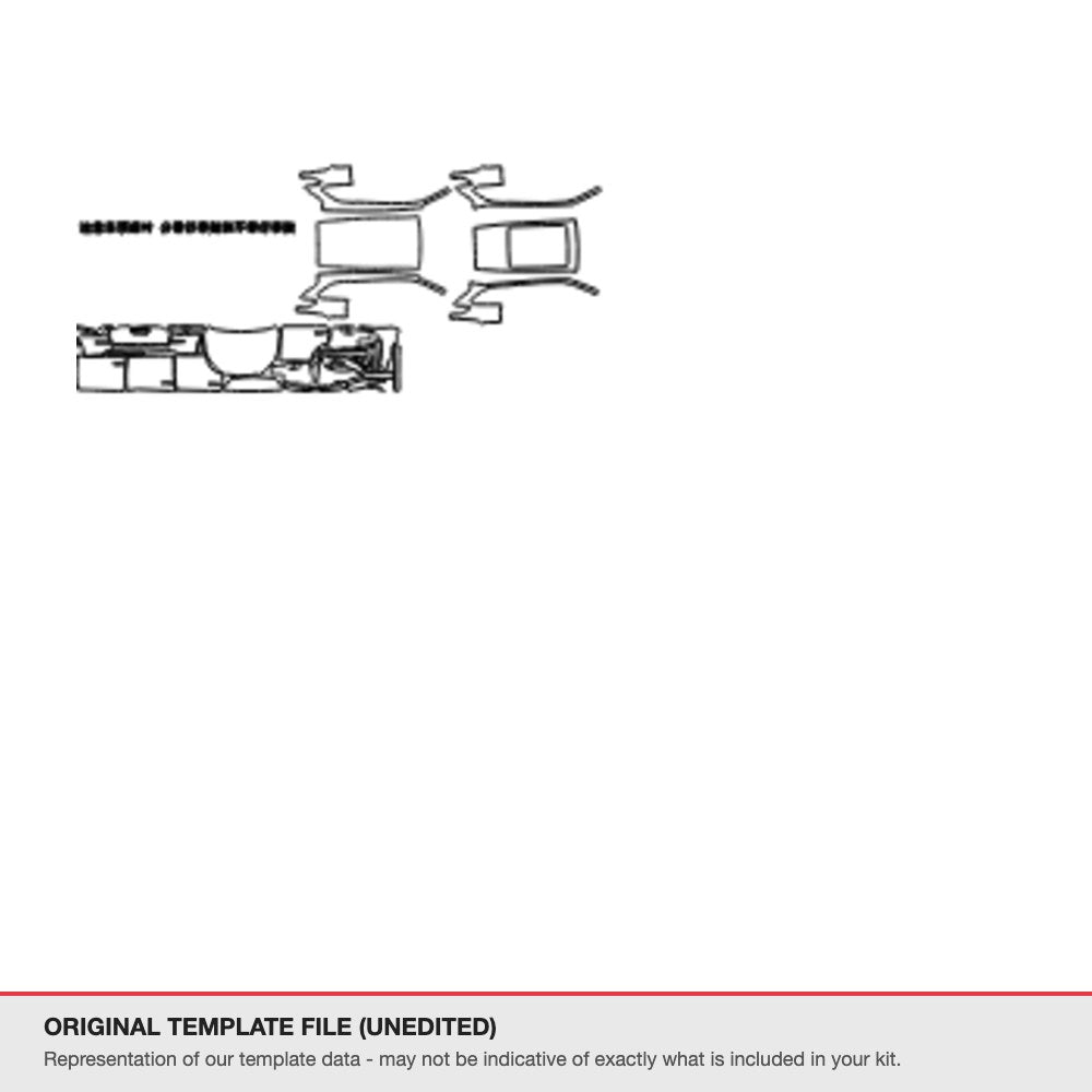Toyota Highlander 2015-2017 original template file
