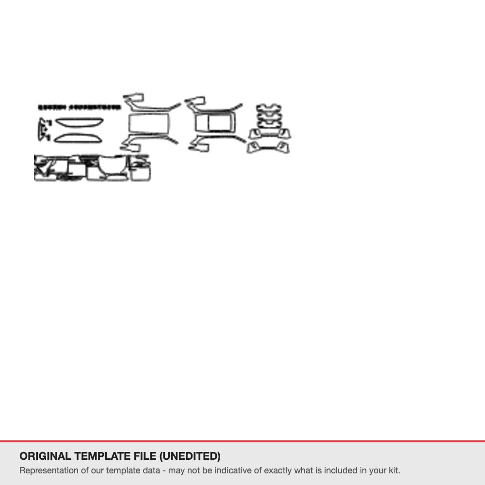 Toyota Highlander 2018-2020 original template file
