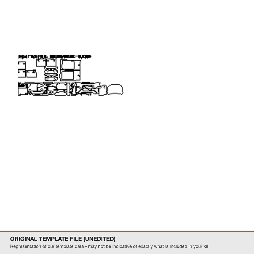 Toyota Highlander 2022-2023 original template file