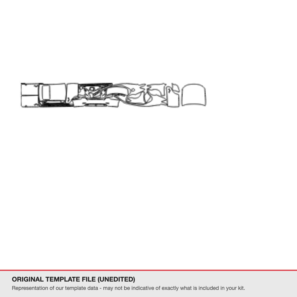 Toyota Crown 2018-2022 original template file