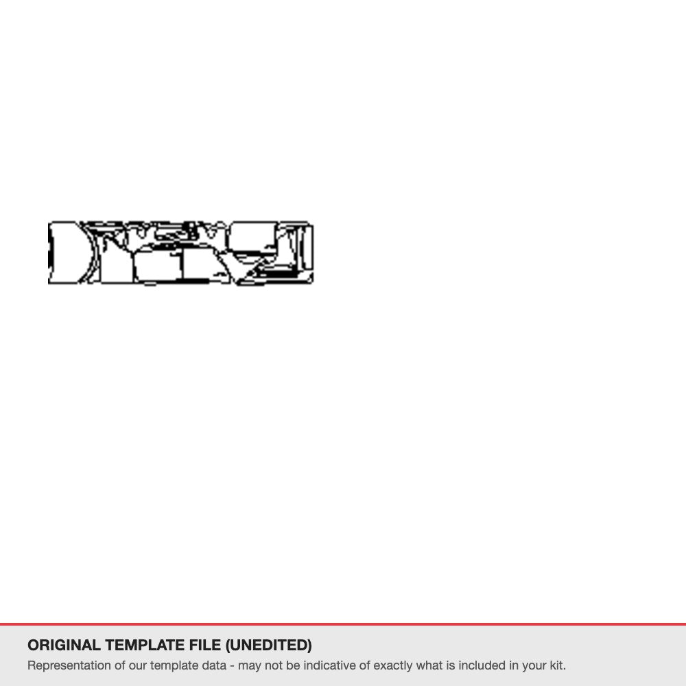 Toyota Corolla 2015-2016 original template file