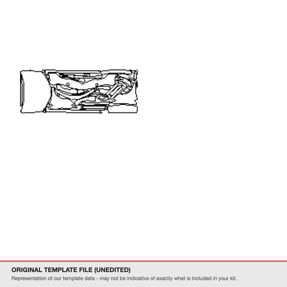 Toyota Corolla 2017-2018 original template file