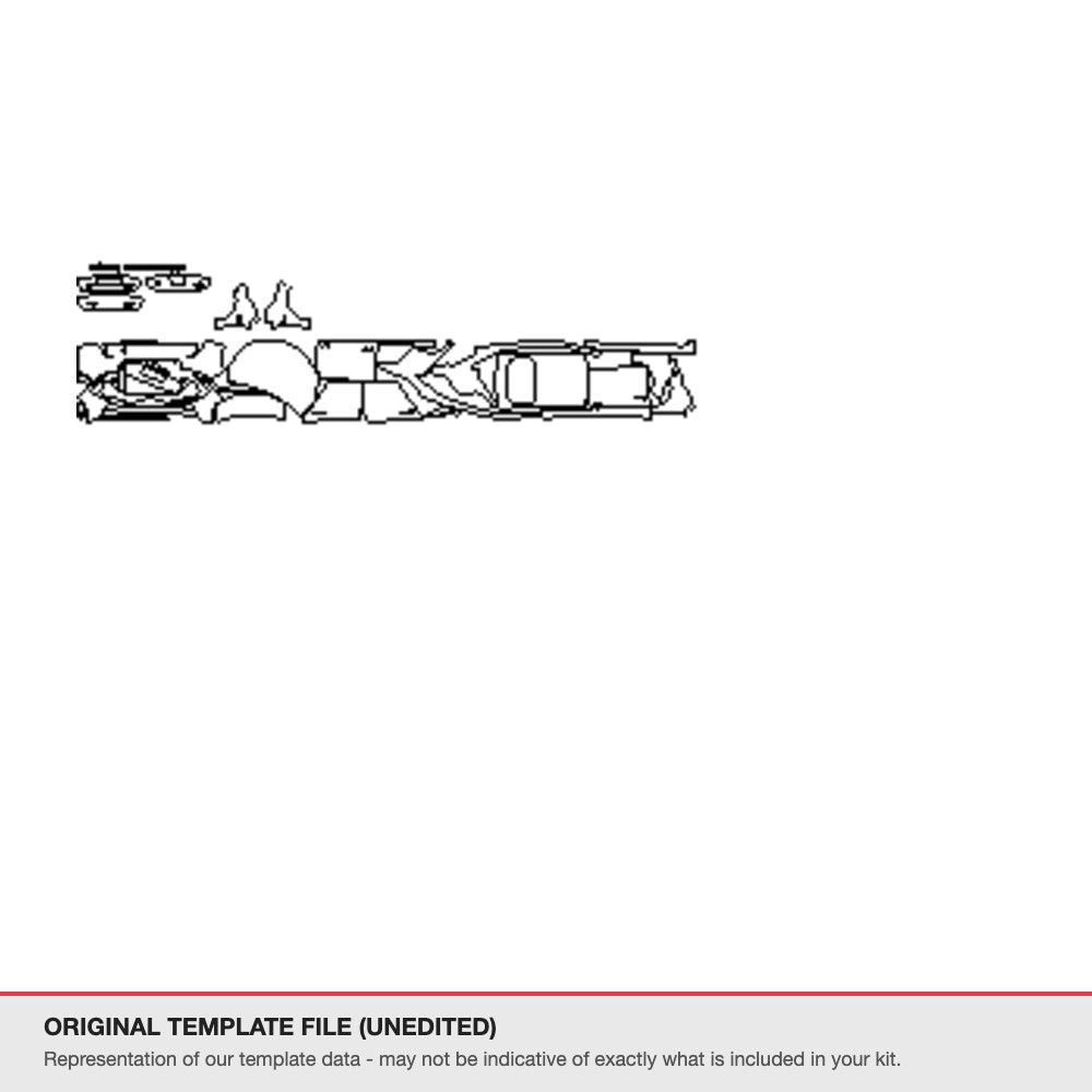 Toyota Corolla 2019-2022 original template file