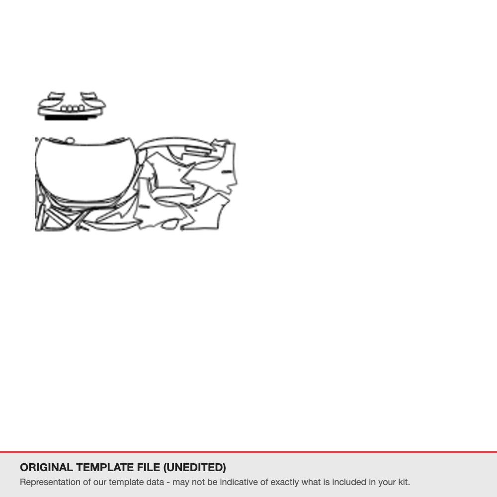 Toyota Corolla Hatchback 2020-2021 original template file