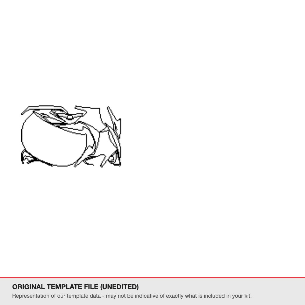 Toyota Corolla Hatchback 2023+ original template file
