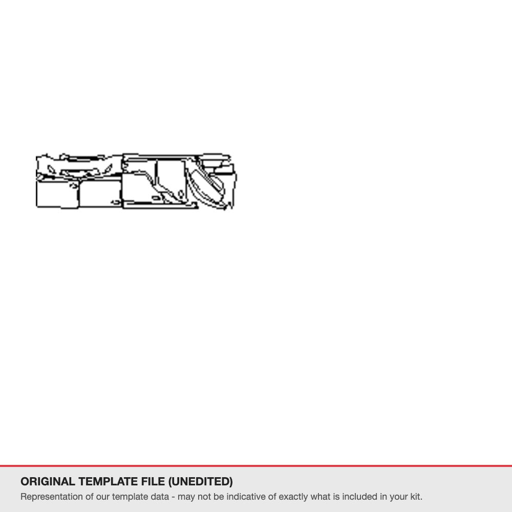 Toyota Camry 2012-2015 original template file