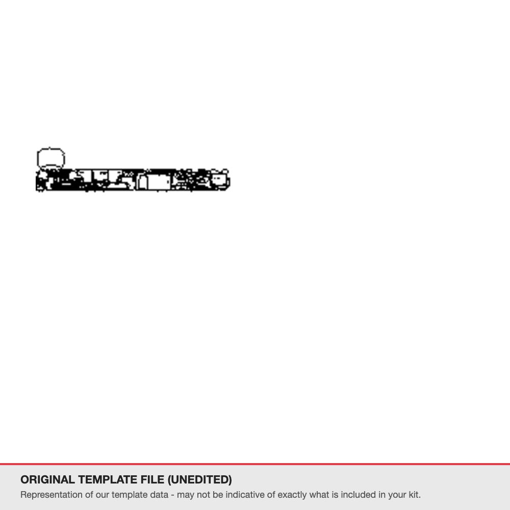 Toyota Land Cruiser 2023+ original template file