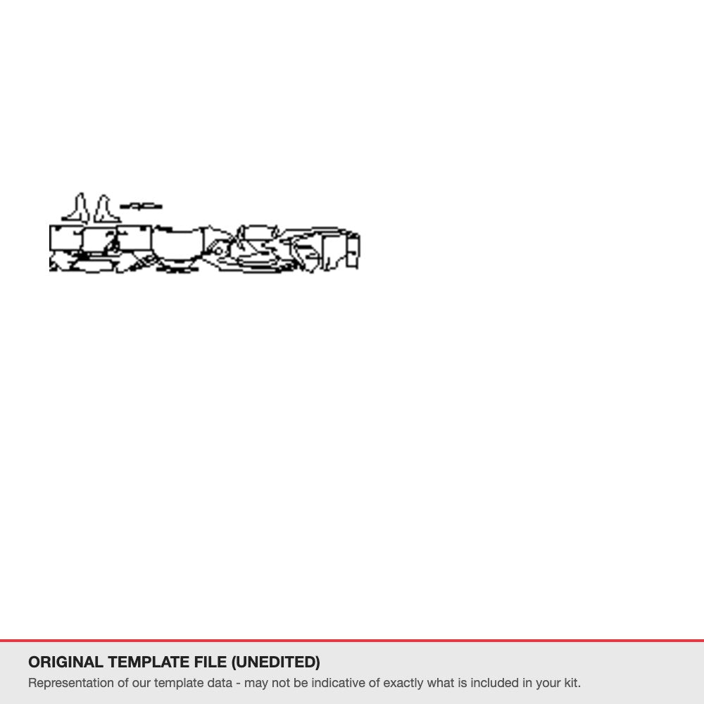 Toyota Harrier 2022+ original template file