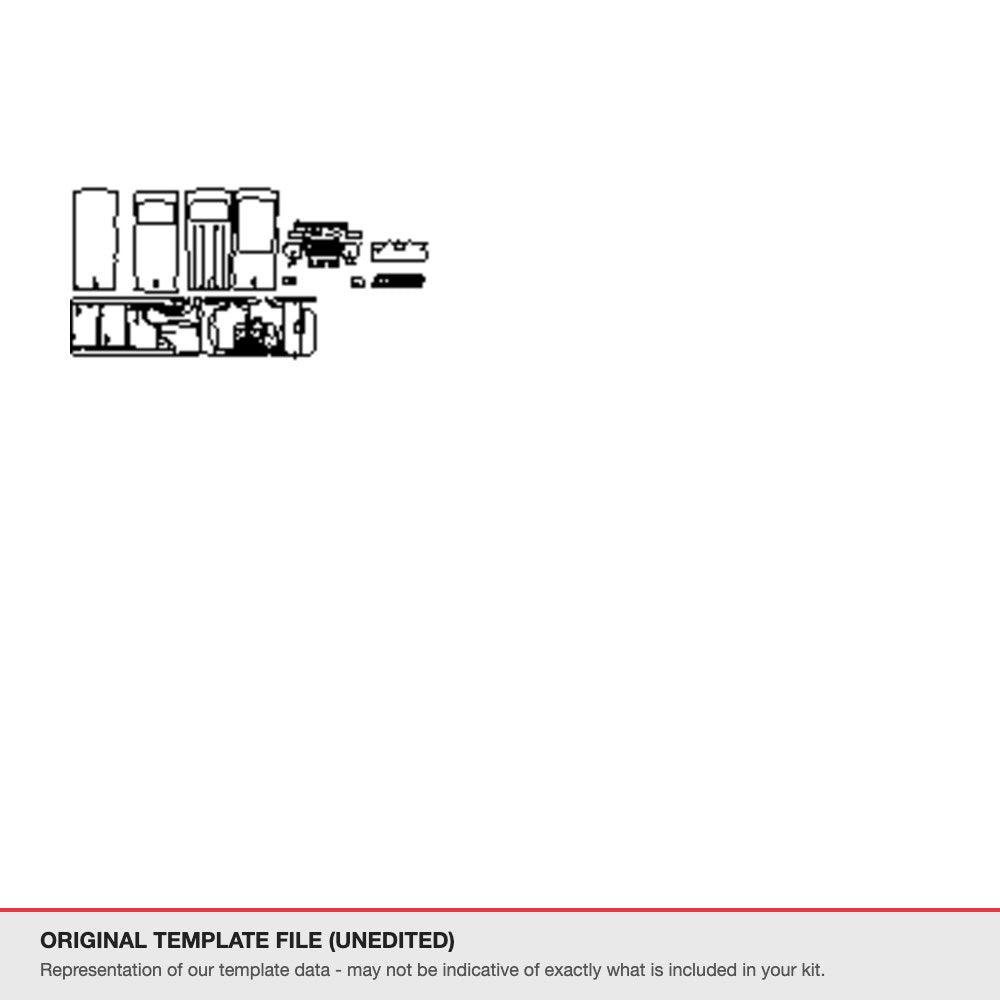 Toyota Prado 2024+ original template file