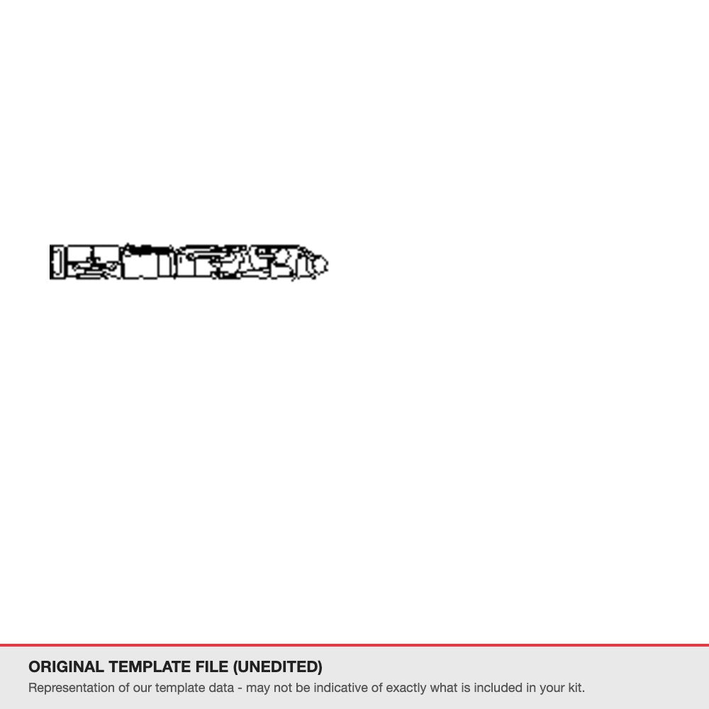 Toyota Prado 2018-2023 original template file