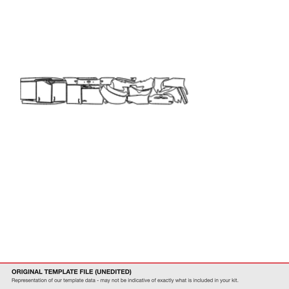 Toyota Previa 2012-2017 original template file
