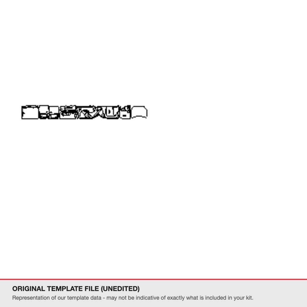Toyota Tundra 2022+ original template file