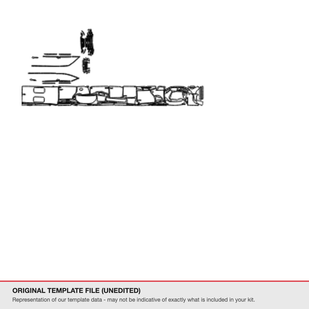 Toyota Vellfire 2024+ original template file