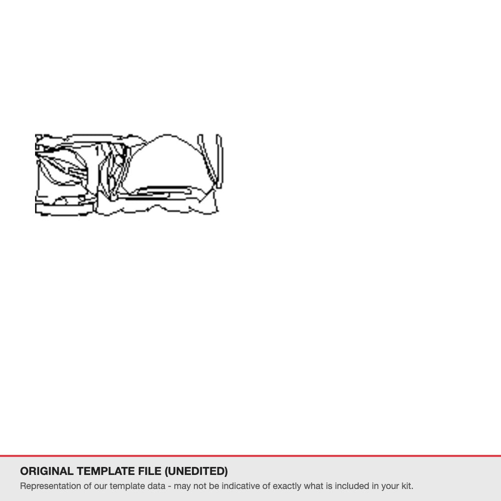 Toyota C-HR 2019-2020 original template file