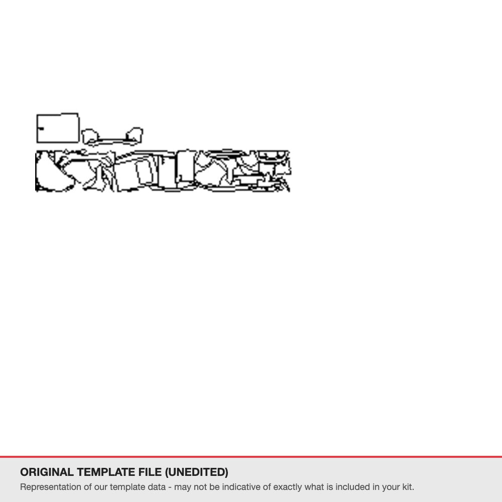 Toyota C-HR 2021-2023 original template file