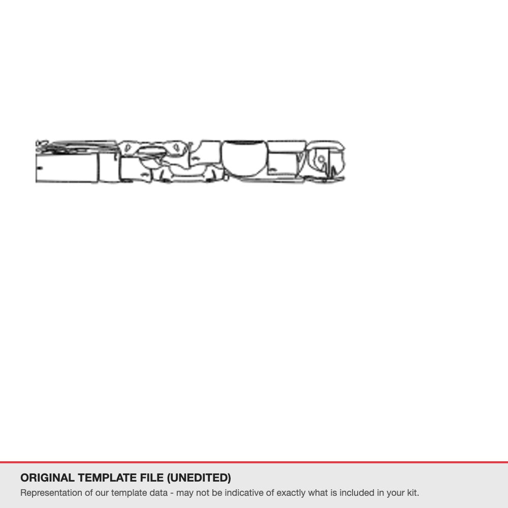 Toyota Fortuner 2023+ original template file
