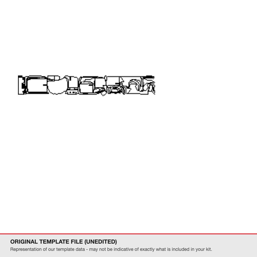 Toyota Hilux 2022-2023 original template file