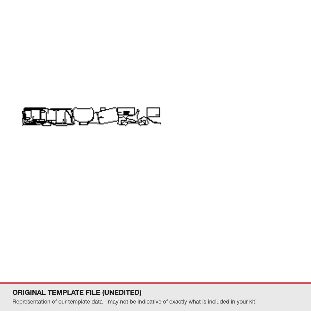 Toyota Hilux 2025 original template file