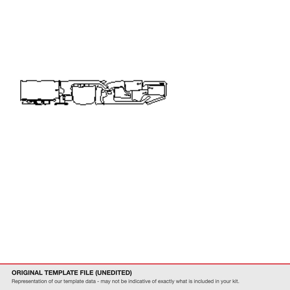 Toyota FJ Cruiser 2026+ original template file