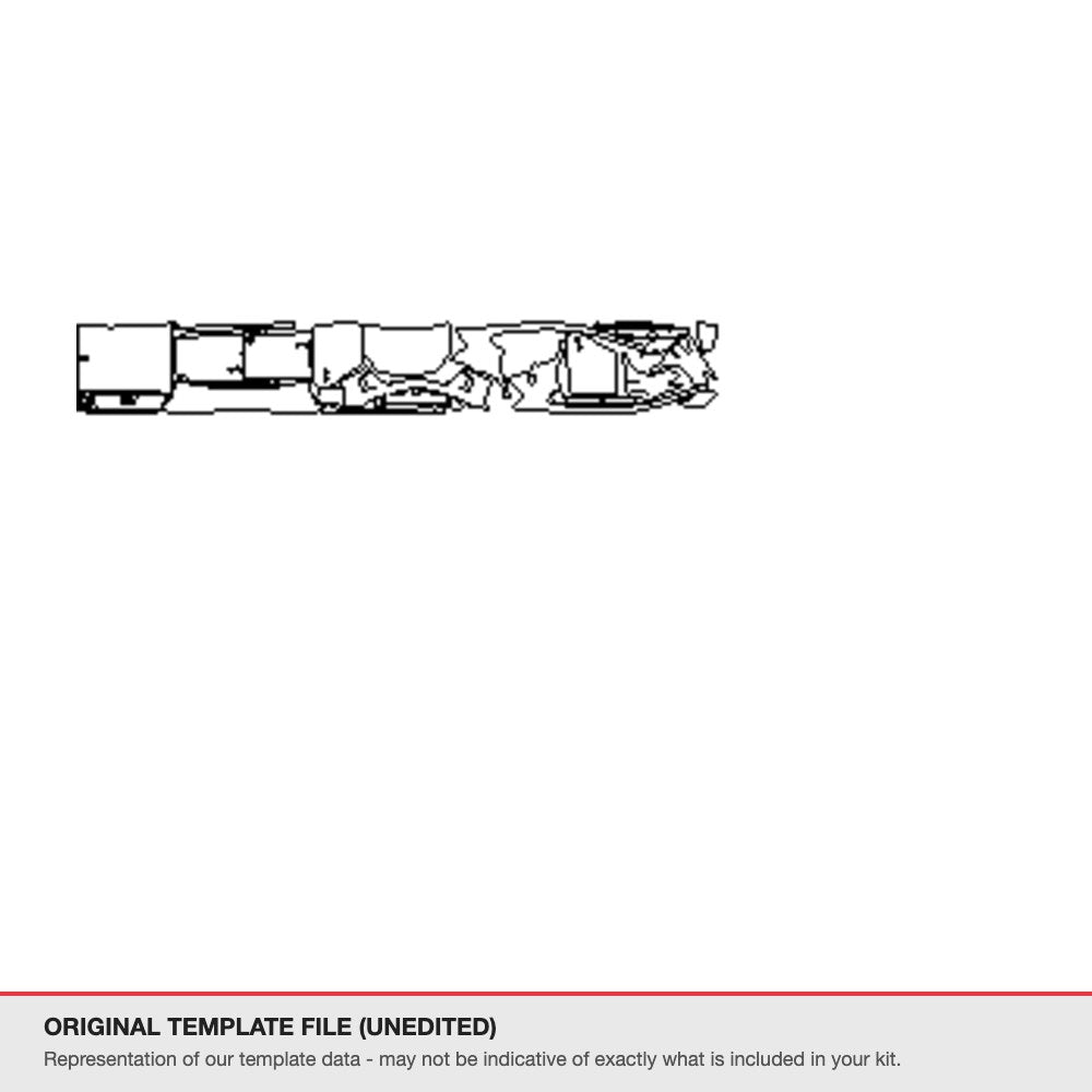 Toyota Prius 2010-2012 original template file